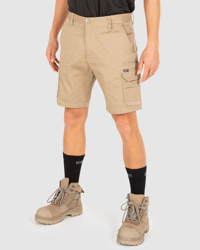 UNIT Demolition Mens Stretch Cargo Shorts 19"