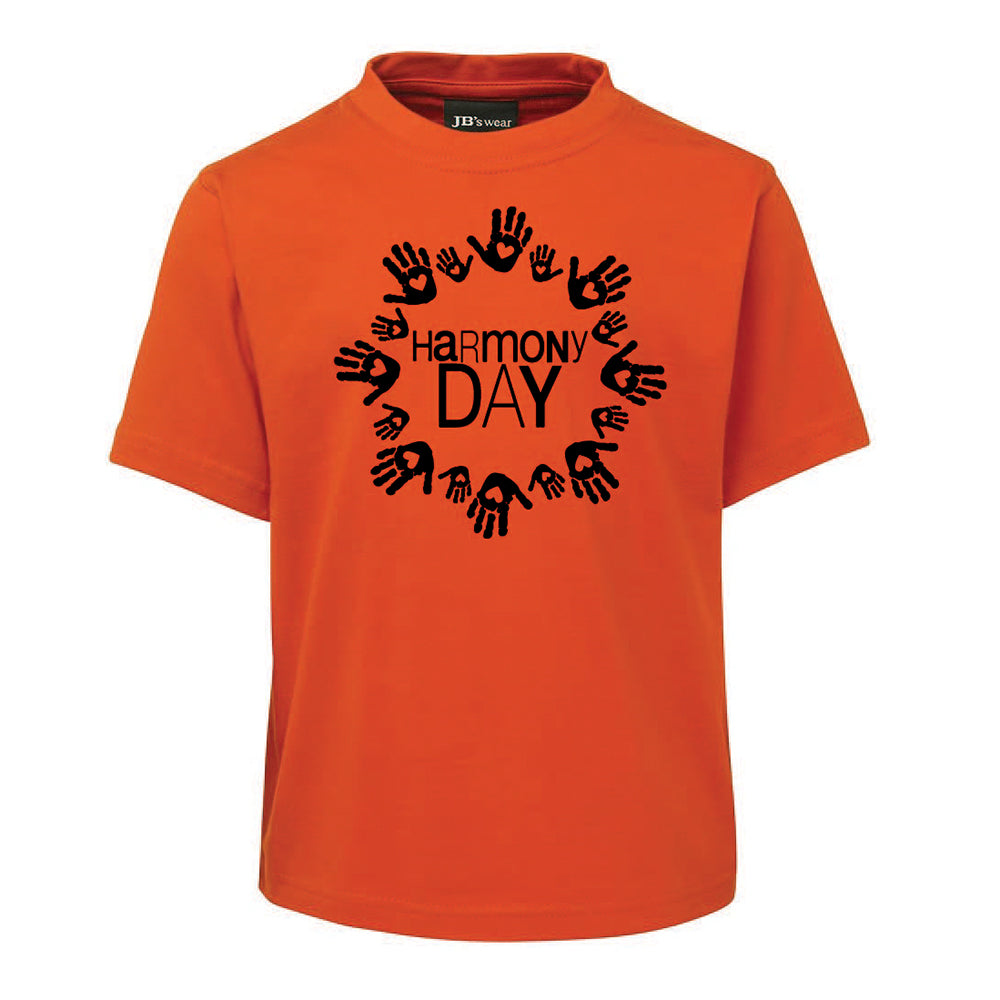 Kids Harmony Day T-Shirt Circle Hands