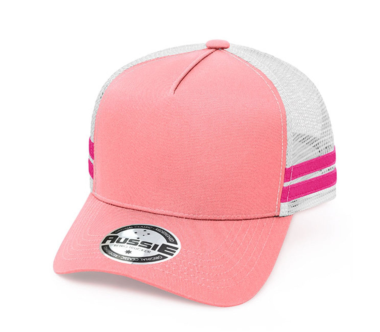 Grace Kids A-Frame Striped Trucker Cap