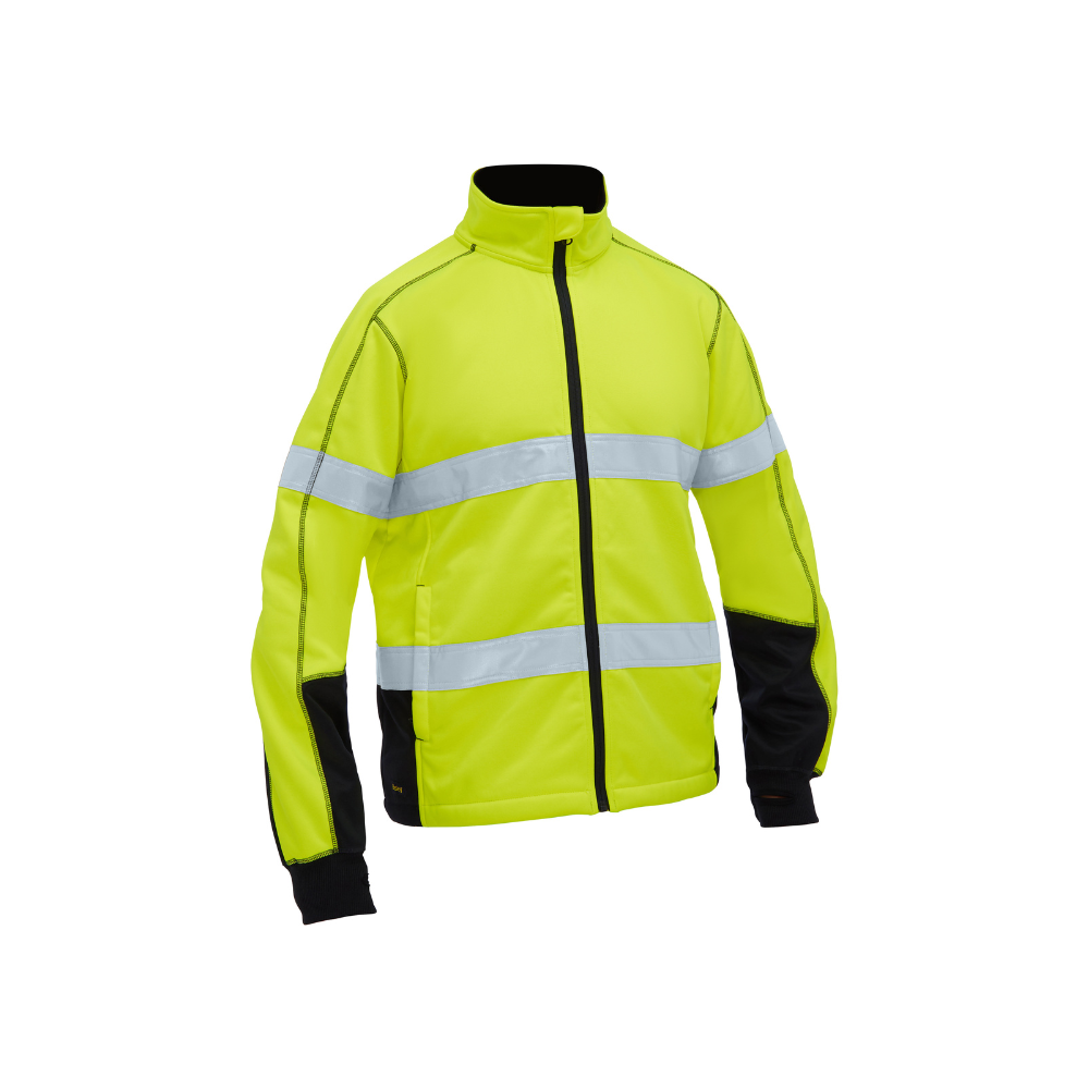 Bisley Unisex Taped Hi Vis Zip Front Fleece BK6611T