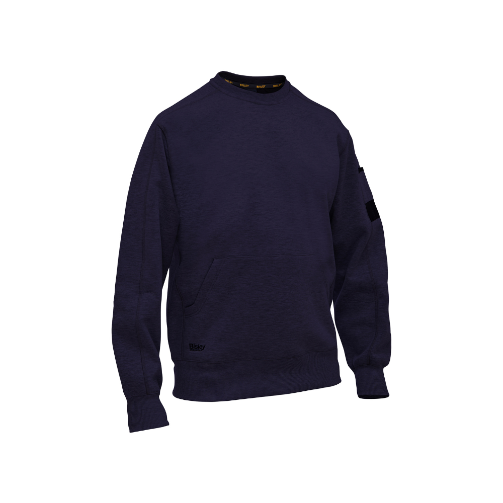 Bisley Unisex Work Fleece Crew Neck Jumper BK6723