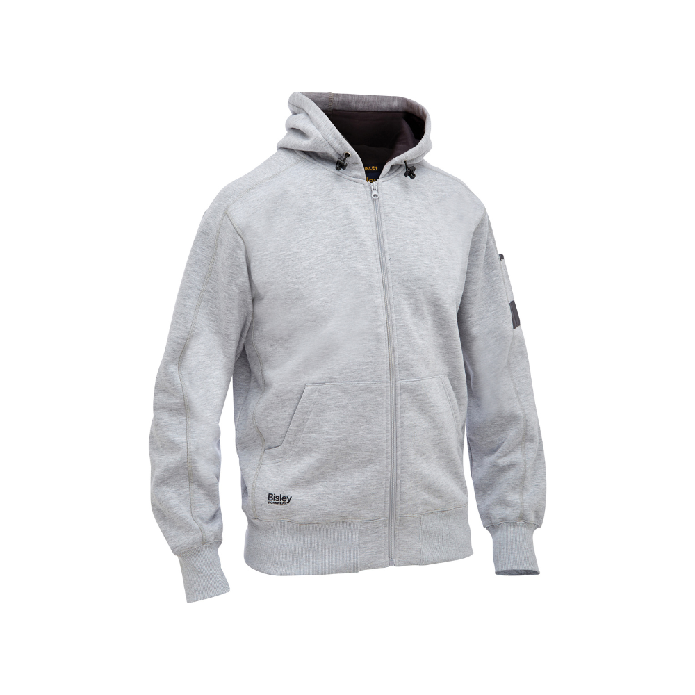 Bisley Unisex Work Fleece Full Zip Hoodie BK6725