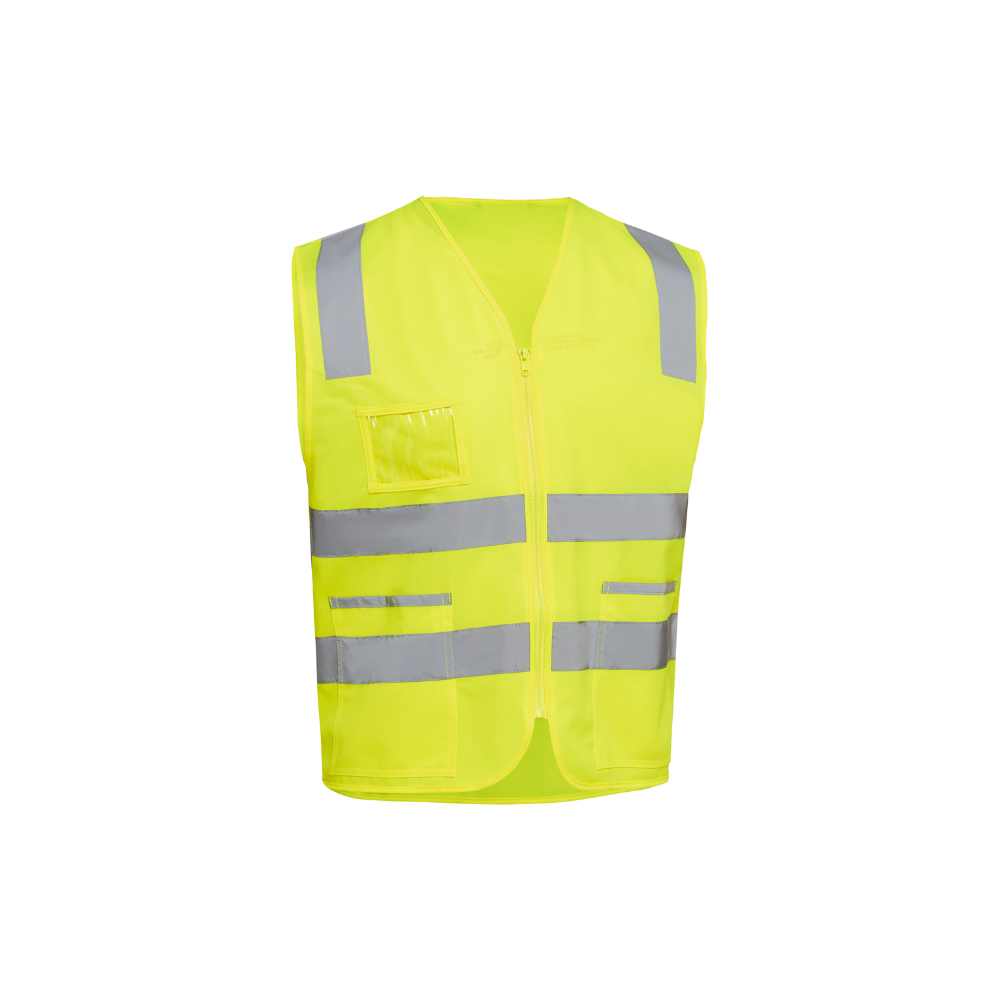 Bisley Unisex Taped Hi Vis Safety Zip Vest BV0341T