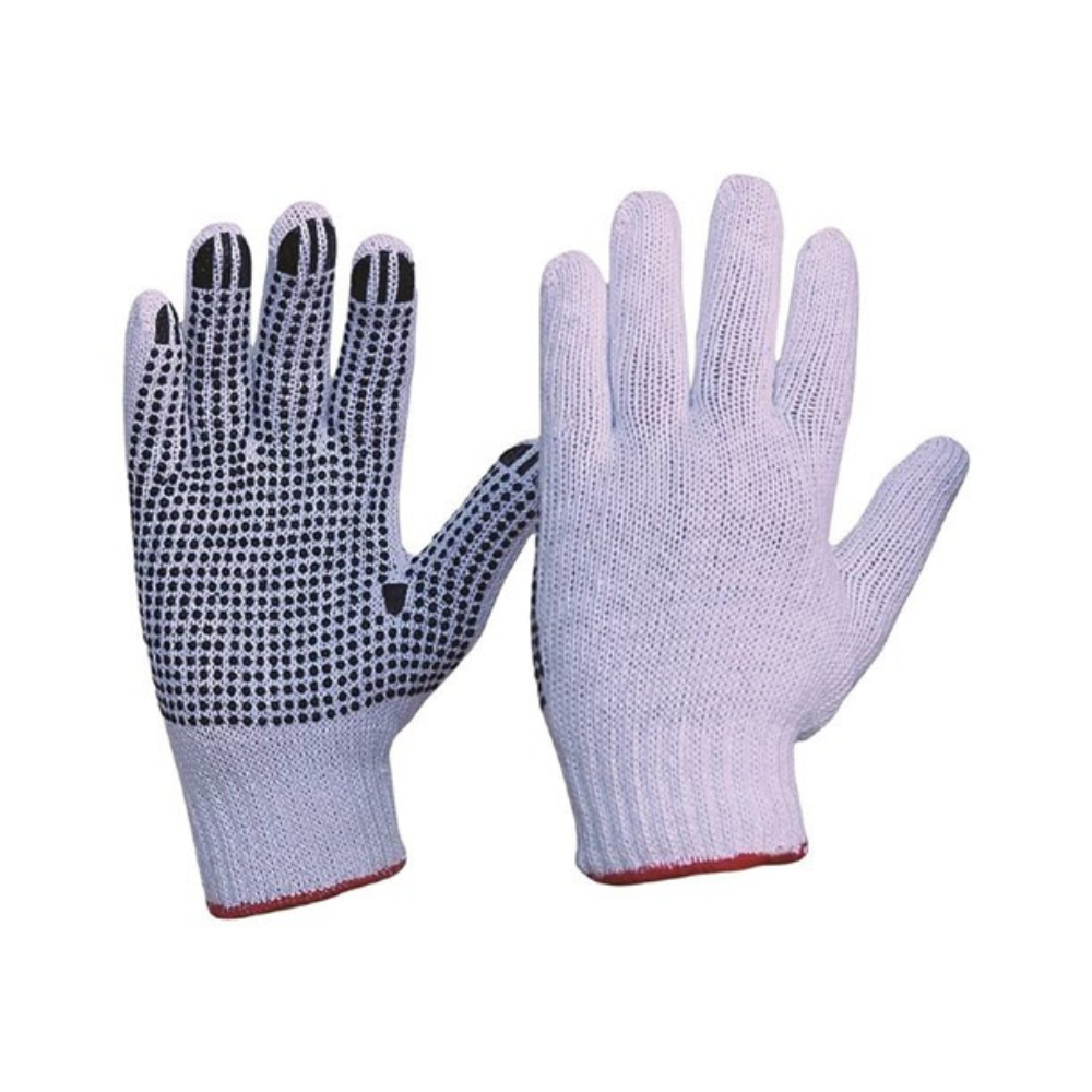 PRO Choice Knitted Poly/Cotton Gloves with PVC Dot Grip (12 pairs per pack)