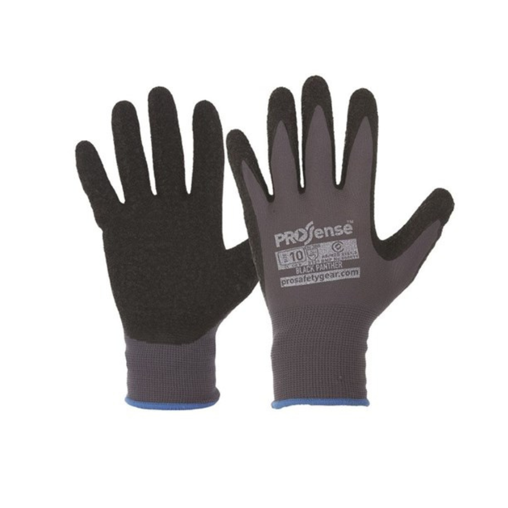 PRO Choice Black Panther - Latex Palm/Nylon Liner Gloves (Pair)